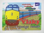 více - Malé omalovánky  A5 s barevnou předlohou Vlaky
