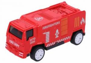 zvětšit obrázek - Malé kovové auto hasiči  8cm