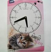 více - Kartónové výukové hodiny  kotě