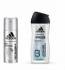 zvětšit obrázek - Dárková sada ADIDAS  INVISIBLE&ADIPURE deodorant sprej 150 ML + 3v1 sprchový gel 250 ml