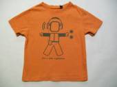 více - Tričko oranžové s robotem  3-4 roky  v.98/104