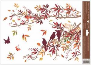 zvětšit obrázek - Okenní fólie podzimní větve
