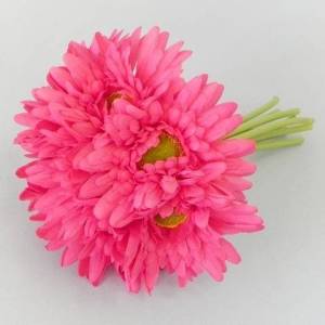 zvětšit obrázek - Gerbera svazek 8 květů  růžové