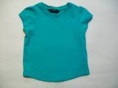 více - 3004 Dívčí tričko smaragdově zelené  GEORGE   12-18m