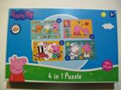 více - 4 x puzzle Pepina   12ks, 16ks, 20ks, 24ks