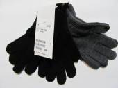 více - 3 x prstové rukavice  černé a tm.šedé  H+M   10-14 let  