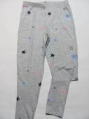 více - 1212 Nenošené pyžamové legíny šedý melír s hvězdičkami  GEORGE   15-16 let  v.36