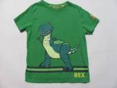 více - 1212 Tričko zelené s dinosaurem  GEORGE   2-3 roky   v.92/98