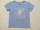 více - 1212 Dívčí tričko sv.modré s medúzami   4 roky   v.104