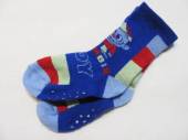 více - Ponožky s protiskluzem modré s obr.   cca 18-24m