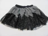 více - 1607 Čarodějnická sukně černo-šedá   3 roky  