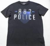 více - 2307 Pánské tričko černé s potiskem   zn. POLICE 883    v. M