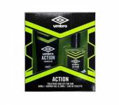 více - Mini dárková sada UMBRO  - sprchový gel 60ml + toaletní voda 20ml