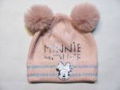 více - 1411 Nenošená čepička sv.růžová s Minnie  PRIMARK   6-12m