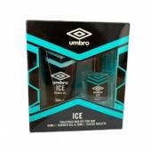 více - Mini dárková sada UMBRO  Ice - sprchový gel 60ml + toaletní voda 20ml