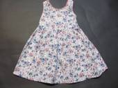 více - 0705 Lehké plátěné šatečky bílé květované   PRIMARK   18-24m   v.86/92