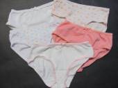 více - 1505    5 x spodní kalhotky   cca 18-24m