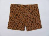 více - 2305 Bavl. elast.kraťasy skořicové s leopardím vzorem  18-24m   v.92