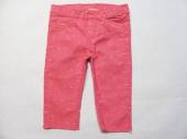 více - 2305 Capri elast.kalhotky růžové bílé hvězdičky  H+M  18-24m   v.86/92