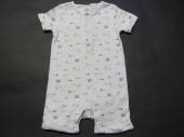 více - 2805 Jako nové letní body bílé s obr.   12-18m   v.80/86
