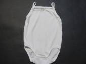 více - Body na ramínka bílé  H+M   6-9m