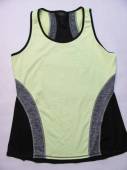 více - 1706 Sportovní tílko černo-neonově žluté   M+S   v.42